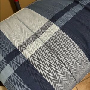 Navy and Gray comforter